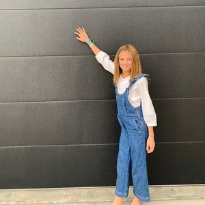 Zara denim overalls